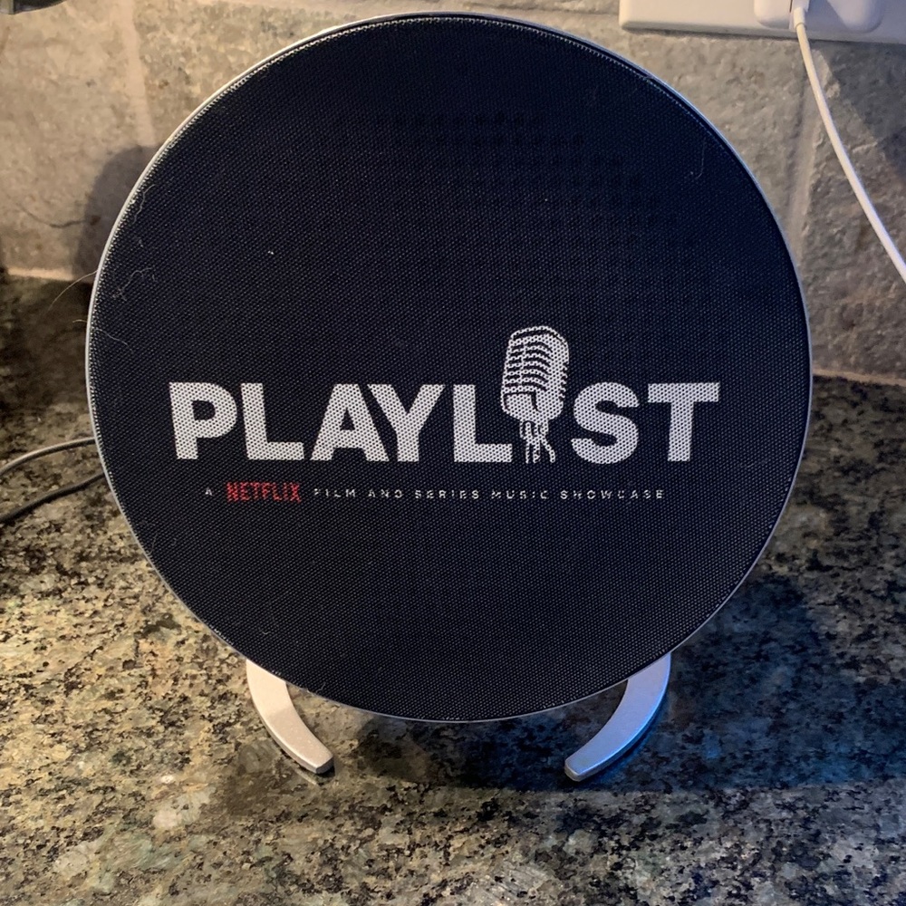 Portable Speaker NETFLIX Promotional Speaker  2022 Television Series, “PLAYLIST”